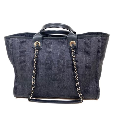 chanel deauville stripe|Chanel deauville tote 2022.